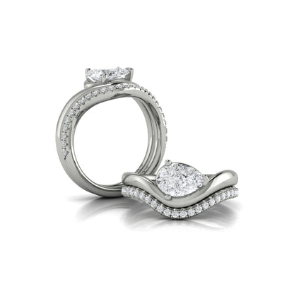 Matching Band for the Pear Excellence Engagement Ring