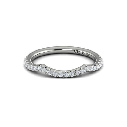 Woven Pave Matching Wedding Band