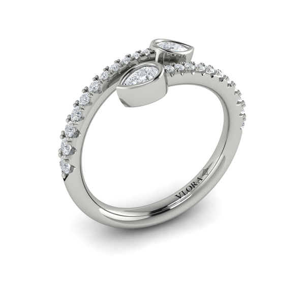 Diamond Double Wrap Ring