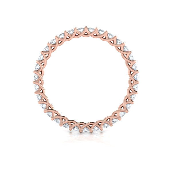 Delicately Woven Eternity Ring