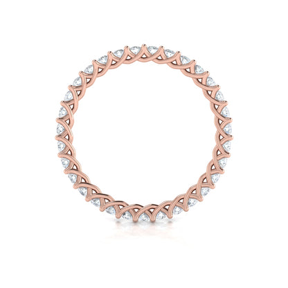 Delicately Woven Eternity Ring