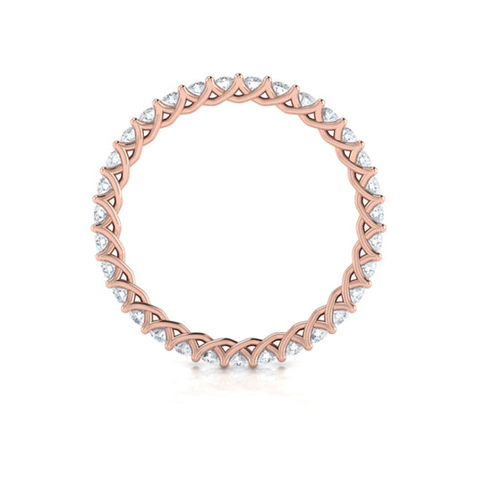 Delicately Woven Eternity Ring