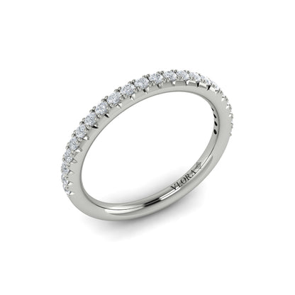 Matching Band for Opulent Cathedral Oval Diamond Engagement Ring
