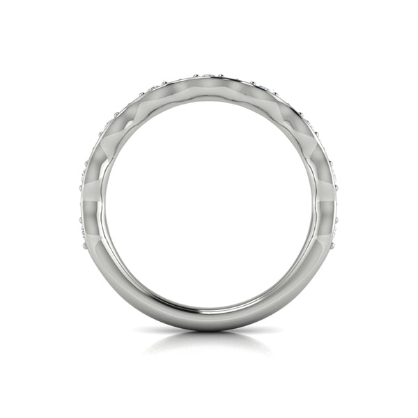 Stackables Wedding Band in Platinum by Vlora Bridal