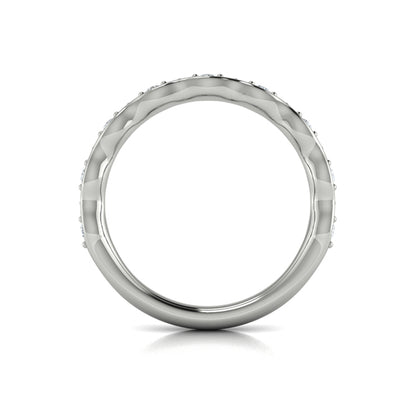 Stackables Wedding Band in Platinum by Vlora Bridal