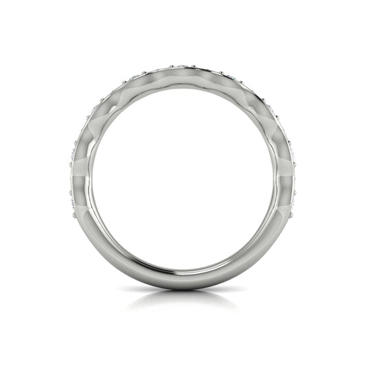 Stackables Wedding Band in Platinum by Vlora Bridal