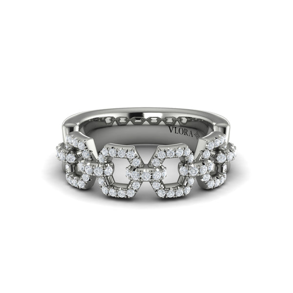 Diamond Link Ring