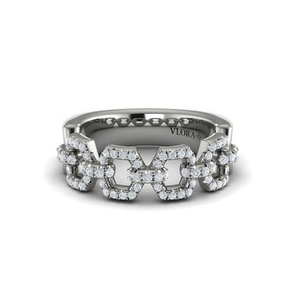 Diamond Link Ring