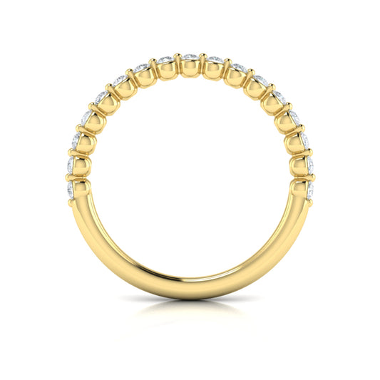 Diamond Round-Set Band