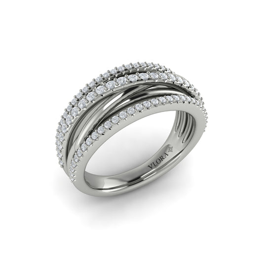 Diamond Twist Ring