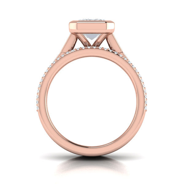 Modern Cathedral Engagement Ring