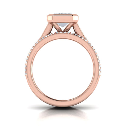 Modern Cathedral Engagement Ring