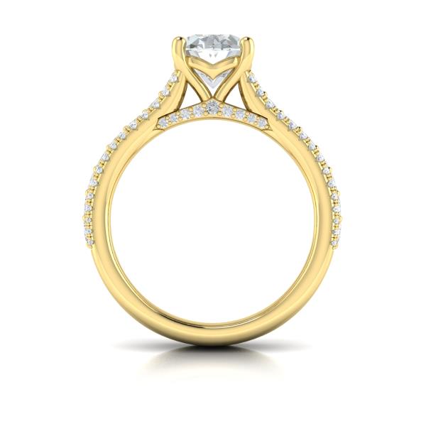 Opulence Oval Engagement Ring