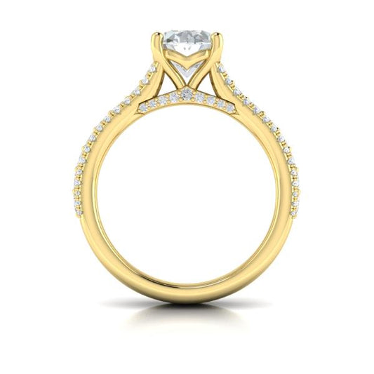 Opulence Oval Engagement Ring