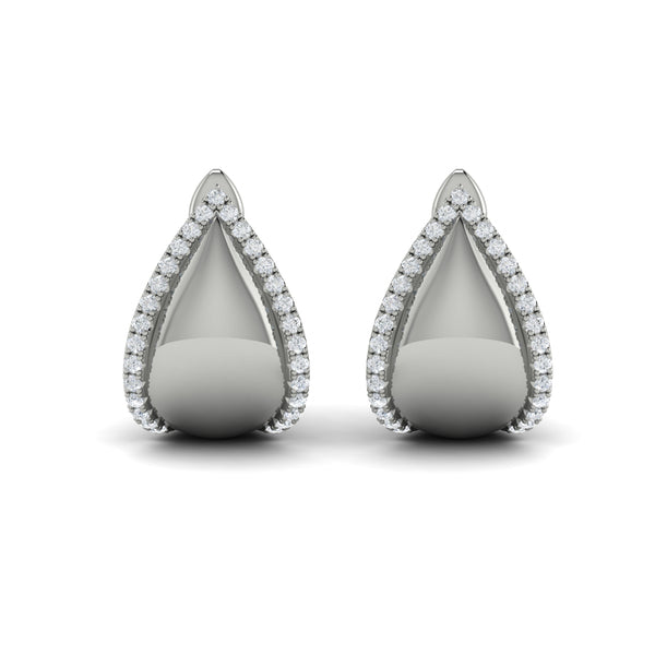 Diamond Earrings from MIRAVEL Collection in Platinum
