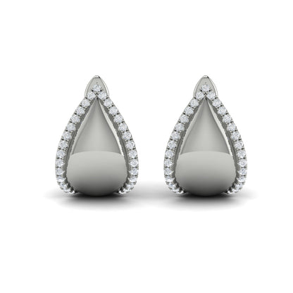 Diamond Earrings from MIRAVEL Collection in Platinum
