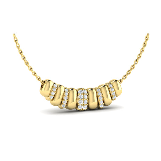 Beaded Line Necklace