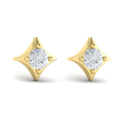 Diamond Vlora Star Stud Earrings