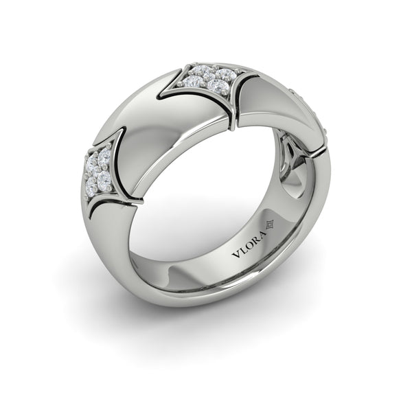 Diamond Cluster Vlora Star Ring