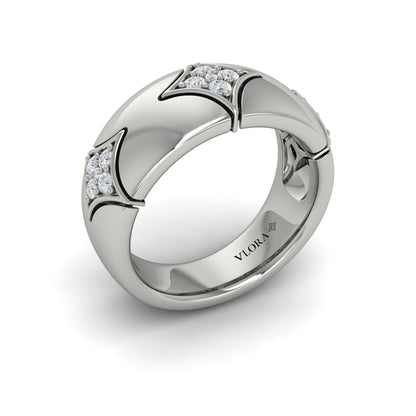 Diamond Cluster Vlora Star Ring