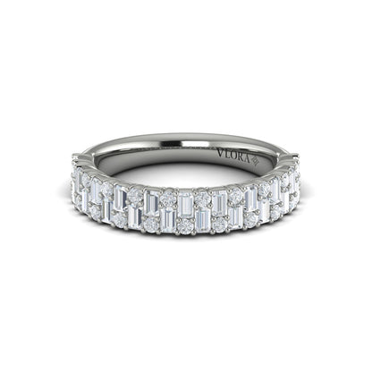 Multi Baguette and Round Diamond Ring