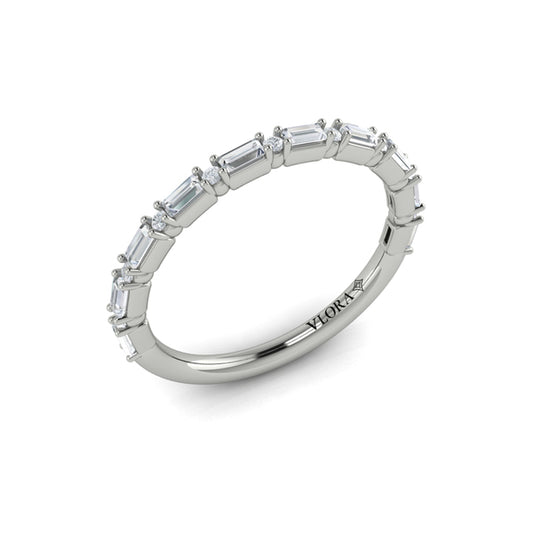 Matching Bands Wedding Band in Platinum by Vlora Bridal