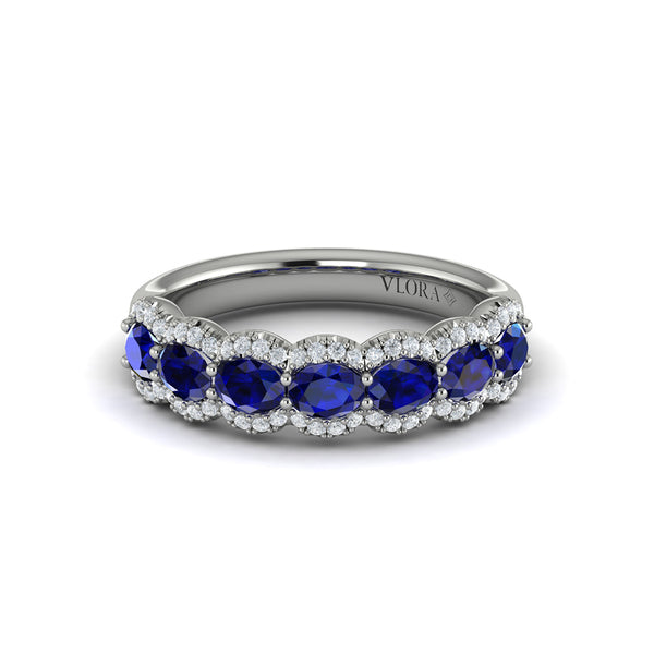 Diamond and Sapphire Statement Ring