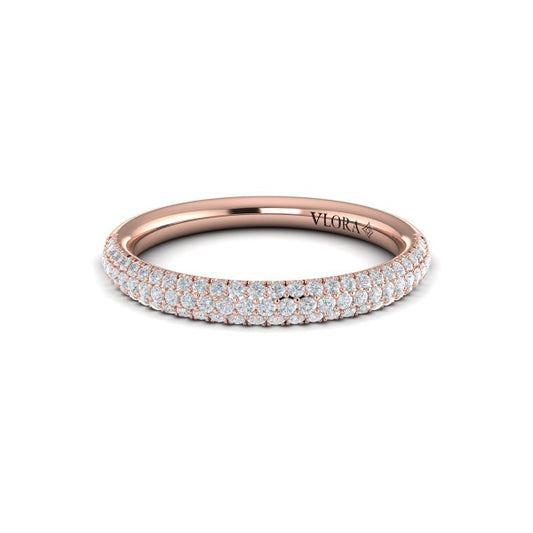Pave Stackable Band