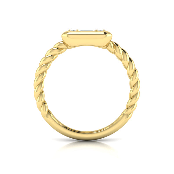 Multi Baguette and Round Diamond Ring