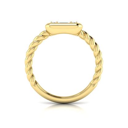 Multi Baguette and Round Diamond Ring