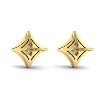 Diamond Vlora Star Stud Earrings