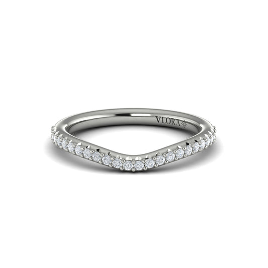 Matching Bands Wedding Band in Platinum by Vlora Bridal