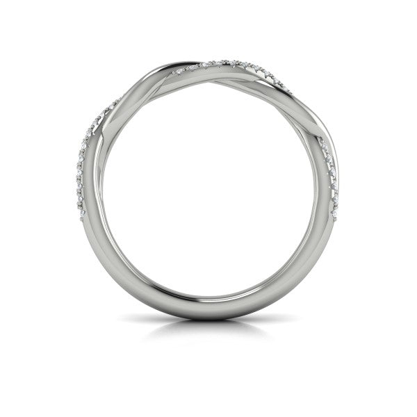 Matching Bands Wedding Band in Platinum by Vlora Bridal