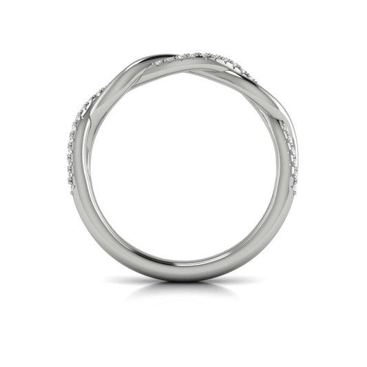 Matching Bands Wedding Band in Platinum by Vlora Bridal