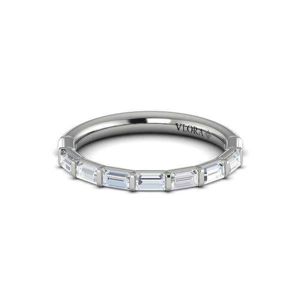 Matching Bands Wedding Band in Platinum by Vlora Bridal