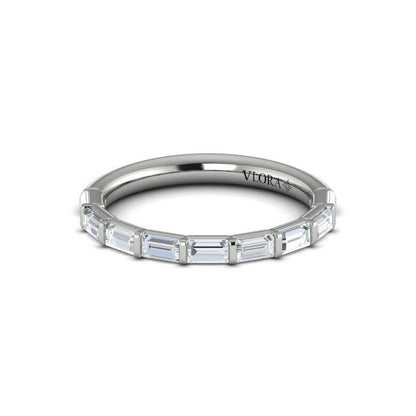 Matching Bands Wedding Band in Platinum by Vlora Bridal