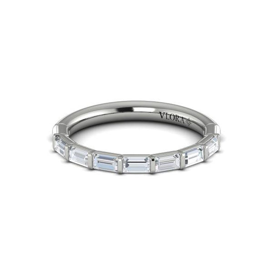 Matching Bands Wedding Band in Platinum by Vlora Bridal