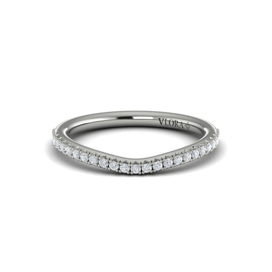 Matching Bands Wedding Band in Platinum by Vlora Bridal