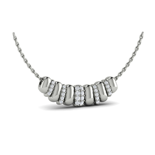 Beaded Line Necklace