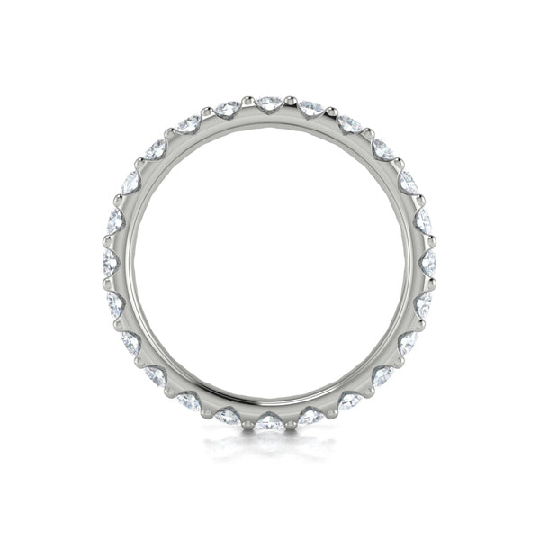 Eternity Bands Wedding Band in Platinum by Vlora Bridal