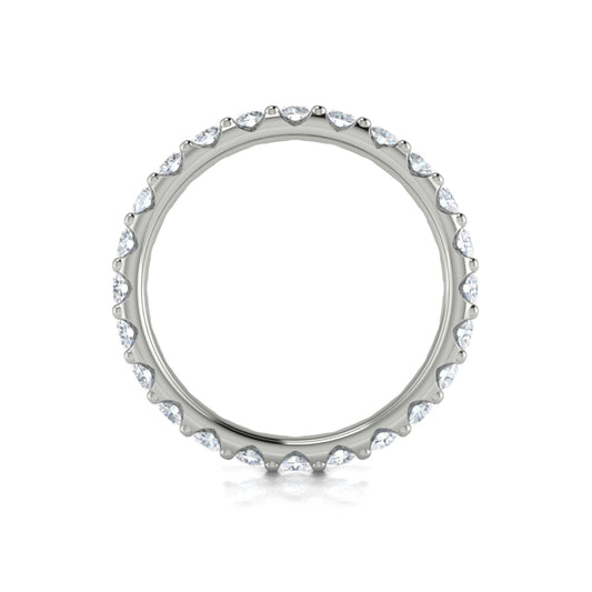 Eternity Bands Wedding Band in Platinum by Vlora Bridal