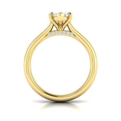 Marquise Solitaire Engagement Ring