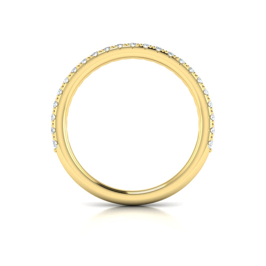 Matching Band for Woven Embrace Three Stone Engagement Ring