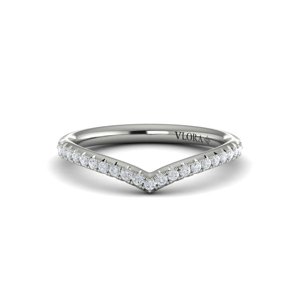 Matching Bands Wedding Band in Platinum by Vlora Bridal