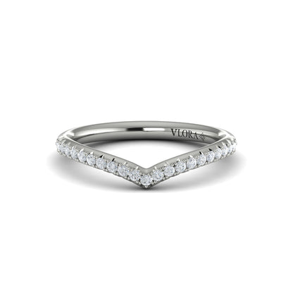 Matching Bands Wedding Band in Platinum by Vlora Bridal