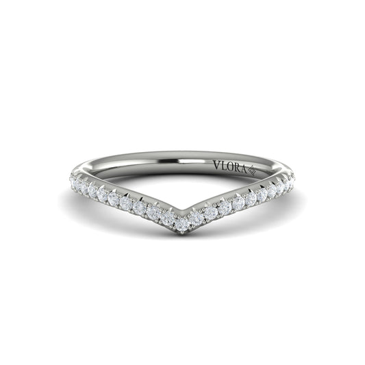 Matching Bands Wedding Band in Platinum by Vlora Bridal