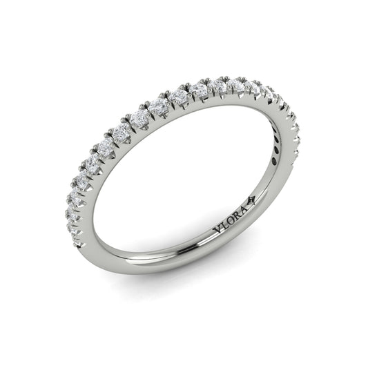 Matching Band for Cathedral Arch Halo Round Engagement Ring
