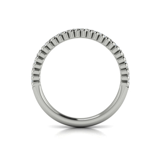 Stackables Wedding Band in Platinum by Vlora Bridal