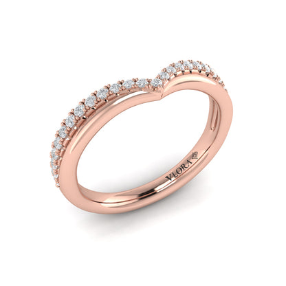 Double Chevron Contoured Band