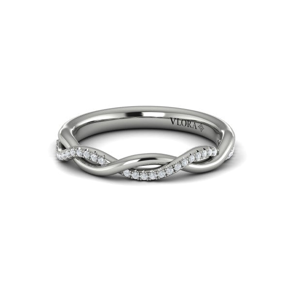 Matching Bands Wedding Band in Platinum by Vlora Bridal